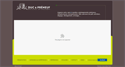 Desktop Screenshot of ducetpreneuf.com